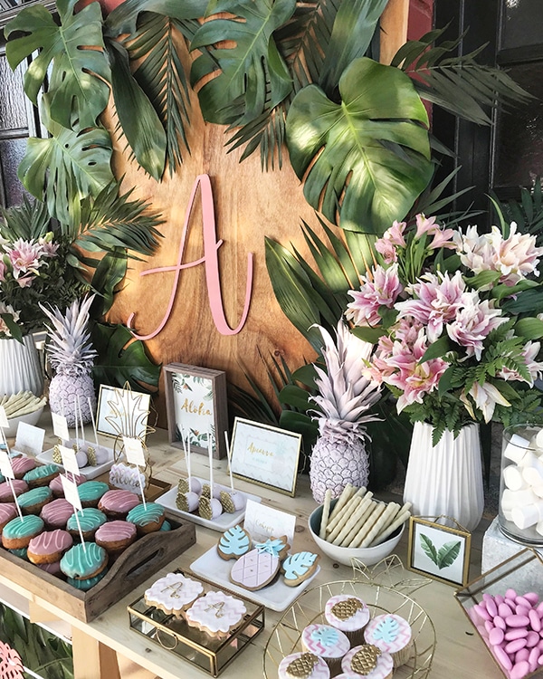 unique-tropical-theme-summer-baptism-decoration-ideas-pink-mint-hues_01z