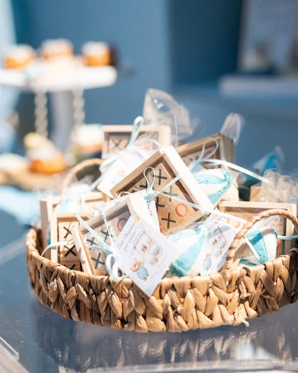 cute baptism decor ideas theme teddy bear baby blue shades_13