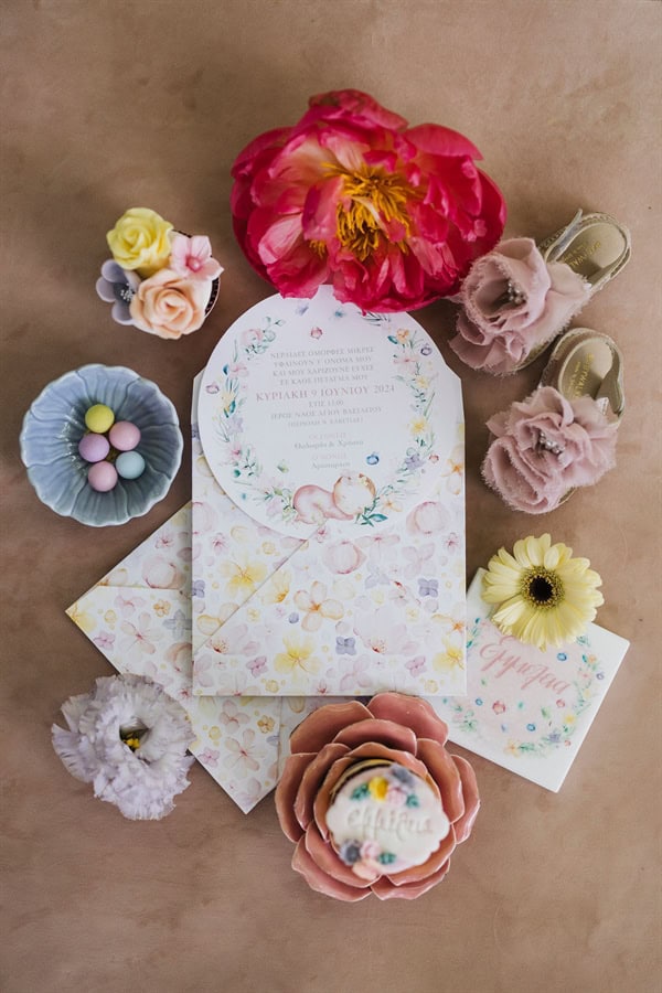 decorative ideas girl baptism floral theme _18