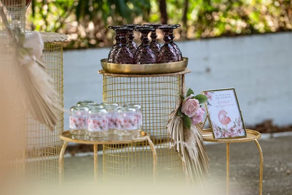 decorative ideas lovely girly baptism flamingo theme_13